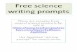 Free Science Writing Prompts - Fools for Christ