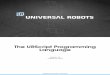 The URScript Programming Language - Robotics