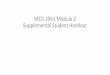 MED 2061 Module 2 Supplemental Student Handout