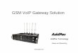 AddPac Technology GSM VoIP Gateway Solution