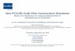 presents New PCAOB Audit Risk Assessment Standards