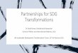 Partnerships for SDG Transformations - United Nations