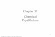 Chapter 31 Chemical Equilibrium - Stephen F. Austin State 