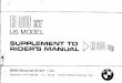 BMW R80ST Supplemental Manual - Stanford University