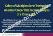 Safety of Multiplex Gene Testing for Inherited Cancer Risk 