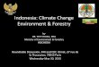Indonesia: Climate Change Environment & Forestry