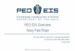 PEO EIS Overview Navy Fast Rope