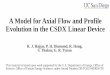Modelling Profile Evolution in the CSDX Linear Plasma Device