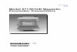 Manual: Model 8712H Magnetic Flowmeter Transmitters