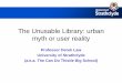 The Unusable Library: urban myth or user reality
