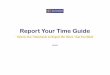 Report Your Time Guide - Human Resources