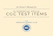 An Owner s Manual for: 10 ESSENTIAL SKILLS: CGC TEST ITEMS