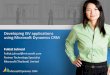 Developing ISV applications using Microsoft Dynamics CRM