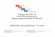 Appraisal & Performance Management Policy - Base Academy