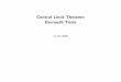 Central Limit Theorem Bernoulli Trials