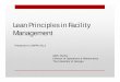 Lean Principles in Facility Management - GAPPA
