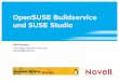 OpenSUSE Buildservice und SUSE Studio