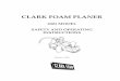 Planer Manual in Pagemaker - Foam E-Z