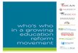 who's who in a growing education reform movement - PIE network