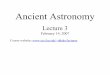 Ancient Astronomy - People