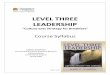 Level Three Leadership 2009 - University of Virginia