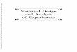 P Statistical Design and Analysis of Experiments