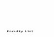 Faculty List - American University of Beirut