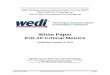 White Paper ICD-10 Critical Metrics - WEDi