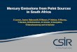 Mercury Emissions from Point Sources in South Africa