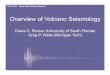 Overview of Volcano Seismology - vhub