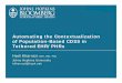 Automating the Contextualization of Population-Based CDSS in