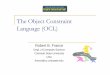 The Object Constraint Language (OCL) - Computer Science