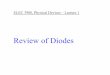 Review of Diodes