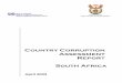 Country Corruption Assessment Report South Africa - Western Cape
