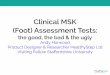 Clinical MSK (Foot) Assessment Tests