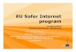 EU Safer Internet program - CoE
