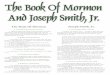 The Book Of Mormon Joseph Smith, Jr. - Evangelical Outreach