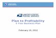 to view new five-year USPS business plan - USPS.com