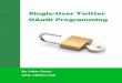 Single-User Twitter OAuth Programming -