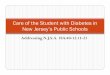 Care of Student with Diabetes in New Jersey's Public Schools