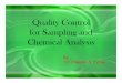 Quality Control for Sampling and Chemical Analysis - Mpcb.gov.in