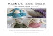 Knitting pattern for Rabbit and Bear - WordPress - By Small Means