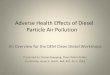 Adverse Health Effects of Diesel Particle Air Pollution - Rhode Island