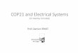 COP21 and Electrical Systems