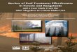 Review of fuel treatment effectiveness in forests and rangelands and a case study from the 2007