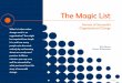 The Magic List: Secrets of Successful Organizational Change