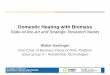Domestic Heating with Biomass - Euroheat & Power
