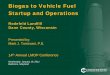Biogas to Vehicle Fuel Startup and Operations (PDF)