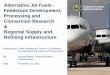 Alternative Jet Fuels - Feedstock Development, Processing and