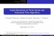 Graph Operations on Parity Games and Polynomial - ICTCS 2012